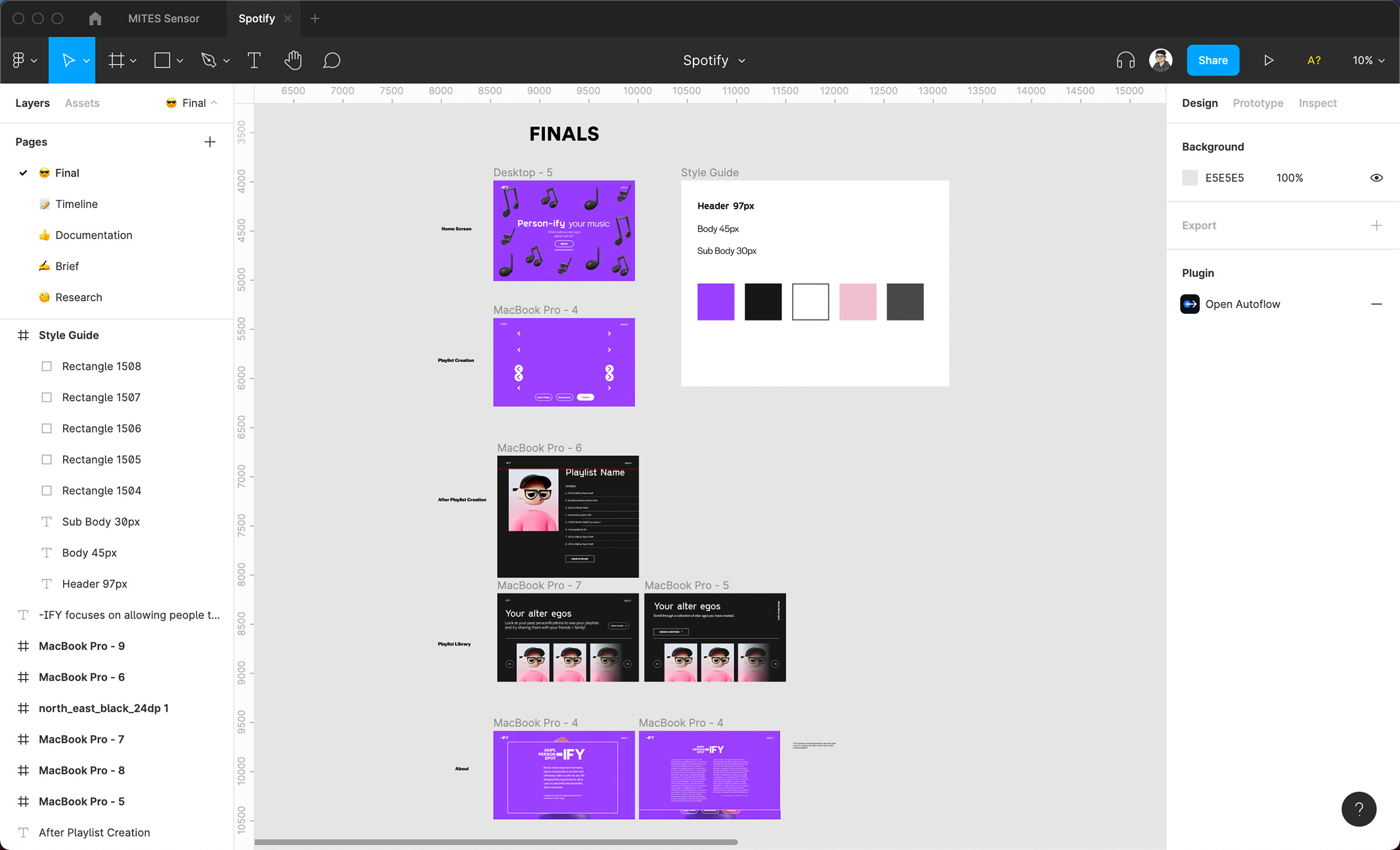 Settling on a final user flow that we then built for the website.